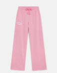 Wide Leg Jogger in Pink Blossom