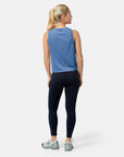 Boxy Crop Tank in Oasis Blue