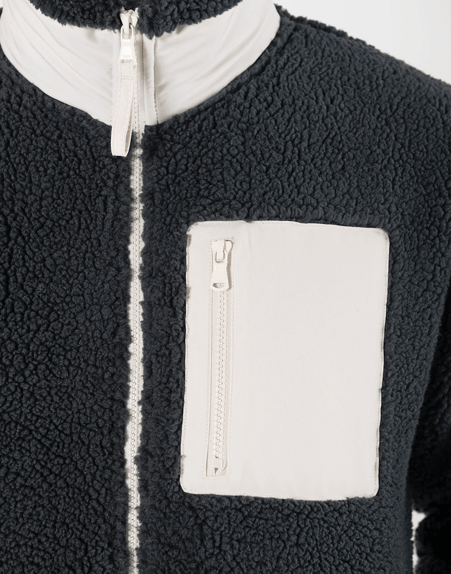 Industry Fleece Jacket in Midnight Grey - Fleeces - Gym+Coffee IE