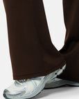 Soft-Motion Flare Legging in Mocha Bean