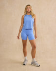 Boxy Tank in Periwinkle Blue