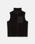 Industry Fleece Gilet in Black