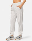 Cascade Joggers in White Marl