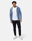 Chill Zip Hoodie in Oasis Blue
