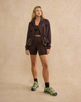 Cinch Windbreaker in Mocha Bean