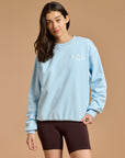 Daily Relaxed Fit Crew in Baby Blue