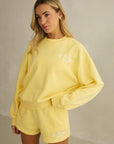 Daily Crewneck in Lemon Sorbet