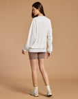 Daily Relaxed Fit Crew in Warm White