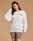 Daily Relaxed Fit Crew in Warm White