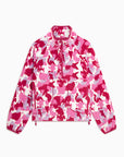 Snap Polar Fleece in Pink Pop Print