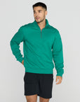 Clubhouse Half Zip in Sprint Green