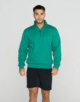 Clubhouse Half Zip in Sprint Green
