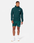 GPC Train Hooded Midlayer in Amazon Green