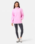 Half Snap Polar Fleece in Cotton Candy