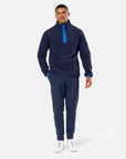 Half Zip Polar Fleece in Twilight Navy