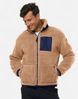 Industry Fleece Jacket in Sandstone
