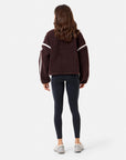 Industry Fleece Half Zip in Mocha Bean