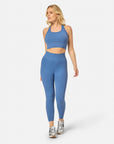 Lotus Bra + Legging Bundle in Oasis Blue