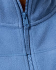 Full Zip Polar Fleece in Oasis Blue