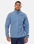 Full Zip Polar Fleece in Oasis Blue