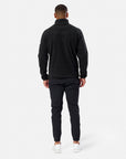 Half Zip Polar Fleece in Deep Black