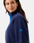 Half Zip Polar Fleece in Twilight Navy