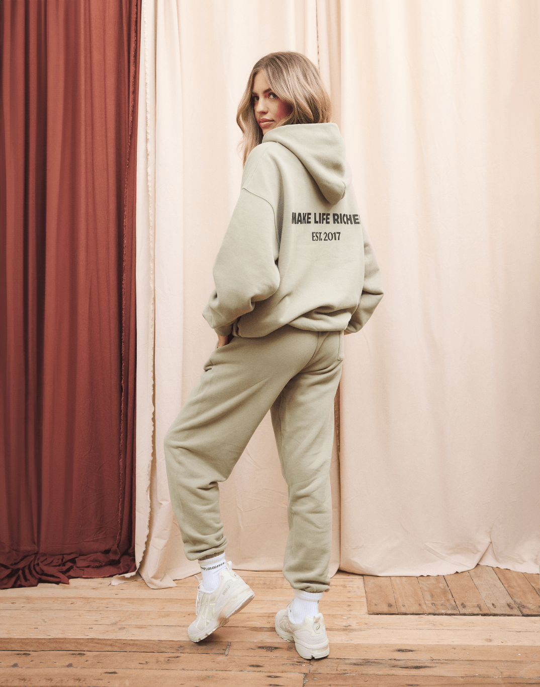 Olive green pullover sale