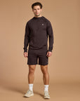 Relaxed Hoodie in Mocha Bean Marl