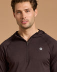 Relaxed Hoodie in Mocha Bean Marl