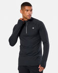 Relentless 1/4 Zip in Black