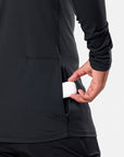Relentless 1/4 Zip in Black