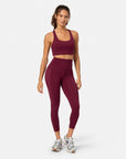 Relentless 7/8 Legging in Cherry Crush