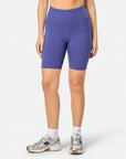 8" Relentless Bike Short in Violet Smoke