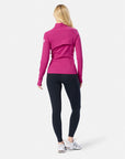 Relentless Full Zip in Sunrise Pink