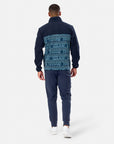 Half Snap Polar Fleece in Aztec Print