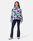 Snap Polar Fleece in Light Pop Print