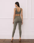 Soft-Motion 7/8 Legging in Olive