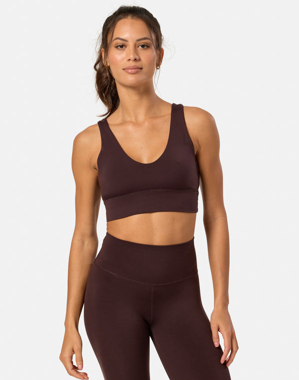 Soft-Motion Bra in Mocha Bean
