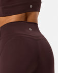 Soft-Motion Flare Legging in Mocha Bean
