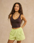 Soft-Motion Tank in Mocha Bean