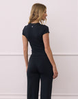Soft-Motion Tee in Black