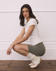 Soft-Motion Tee in Warm White