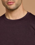 Daily Tee in Mahogany Marl