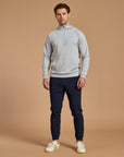 Hoodie in Stone Grey Marl