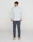 Textured Sweatshirt in Heather Grey