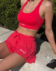 Ripstop Shorts in Power Red