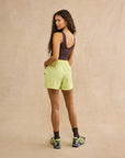 Utility Short in Lime Sorbet