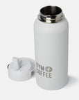1L Hydrate Water Bottle in White