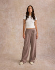 Wide Leg Pant in Pebble
