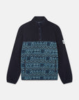 Half Snap Polar Fleece in Aztec Print
